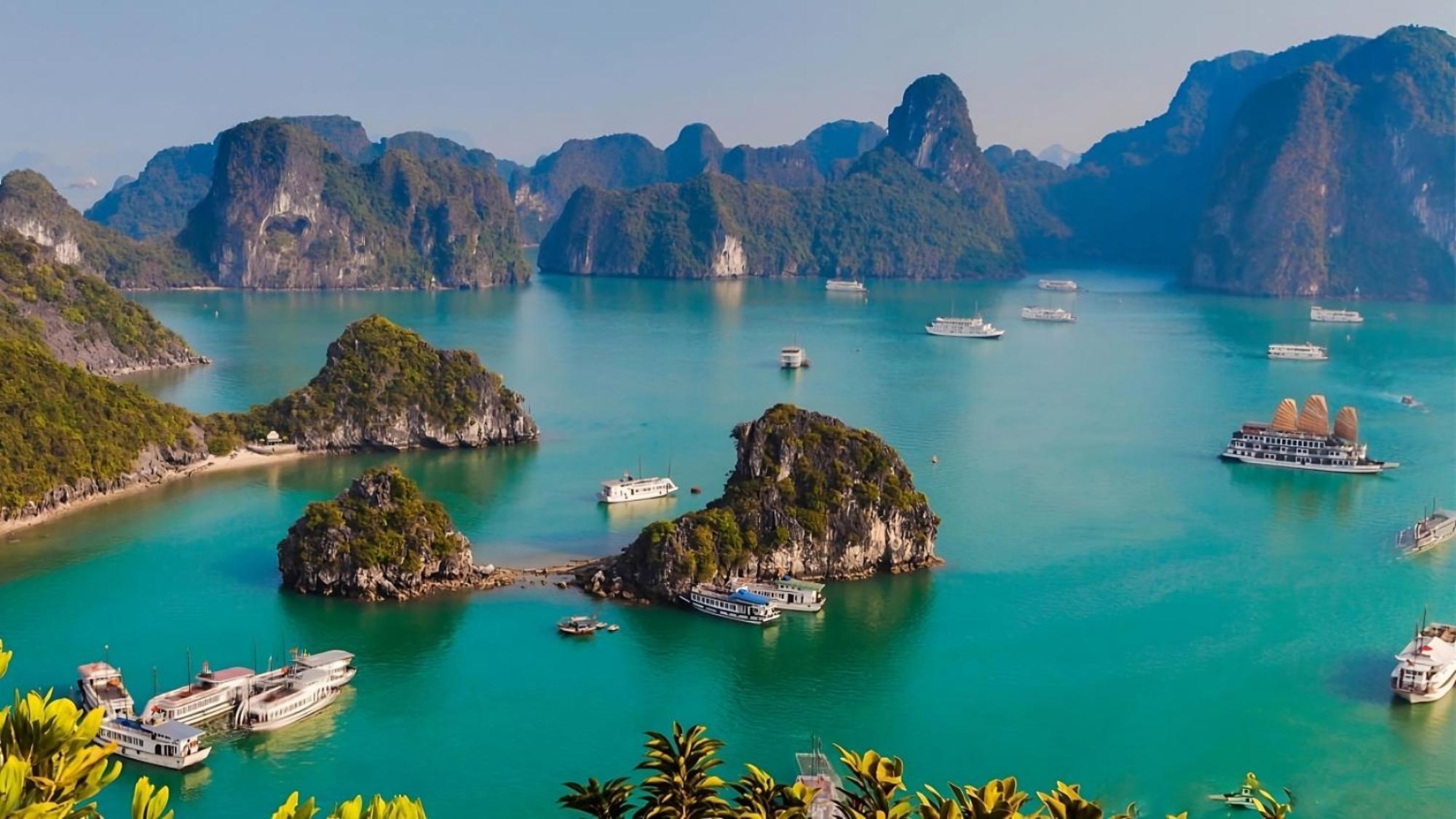 Viet Hoang Hotel ハロン エクステリア 写真